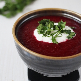 Spicy Red Beet Cream Soup