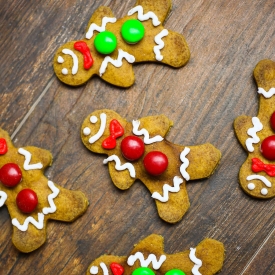 Microwave Gingerbread Cookies