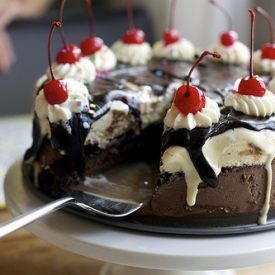 Hot Fudge Sundae Cake