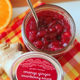 Orange Ginger Cranberry Sauce