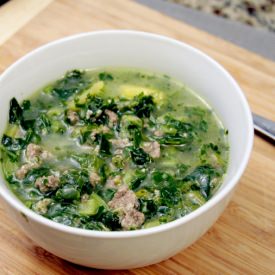 Tuscan-Style Beef-Kale Soup