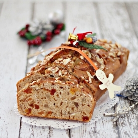 Mixed Fruit and Almond Loaf