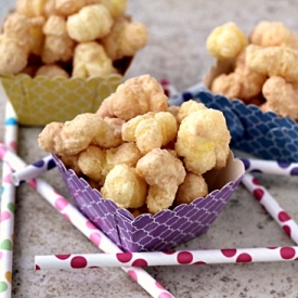 Cinnamon White Chocolate Puff Corn