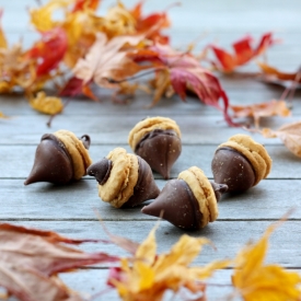 Chocolate Peanut Butter Acorns