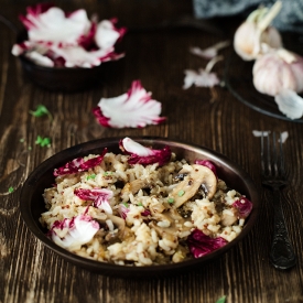 Easy Risotto With Quinoa, Mushrooms