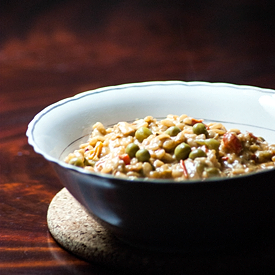 Pepper Chicken Risotto