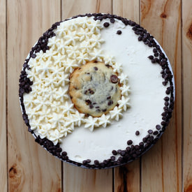 Chocolate Chip Cookie Layer Cake