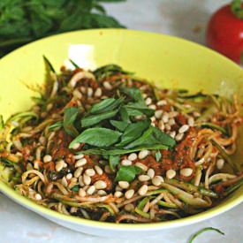 Zucchini Pasta & Pesto