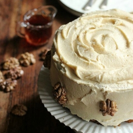 Carrot Maple Cream Cheese Cake