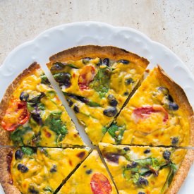 Thanksgiving Leftovers Quiche