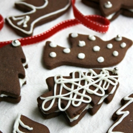 Chocolate Gingerbread Cookies