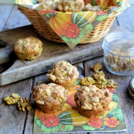 Pumpkin, Walnut & Poppyseed Muffins