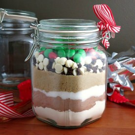 Candy Cookies in a Jar