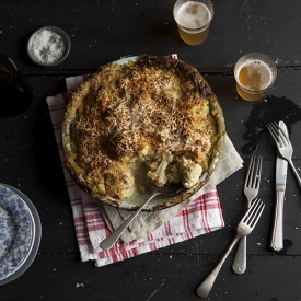 Cauliflower and Broccoli Cheese