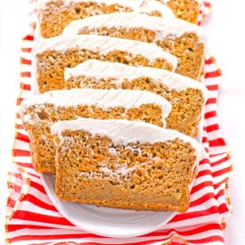 Skinny Carrot Cake Loaf