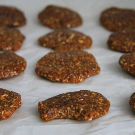 Raw Gingerbread Cookies