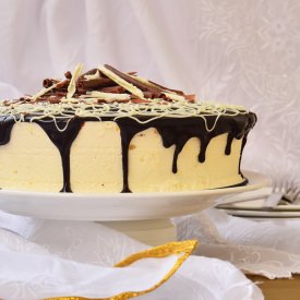 Chocolate Cake with Bavarian Cream