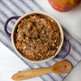 Mini Grain Free Apple Crumbles