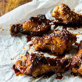 Spicy Korean Baked Chicken Wings