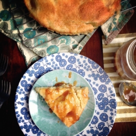 Apple Cake with Salted Caramel