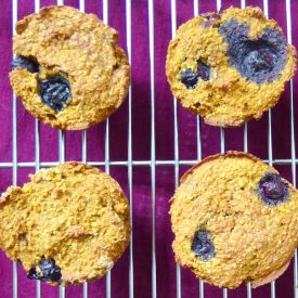 Pumpkin Blueberry Muffins