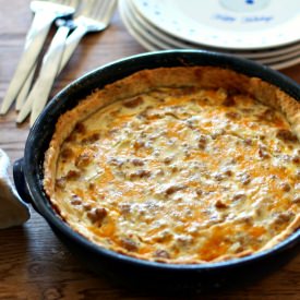 Breakfast Pie with Flaky Herb Crust