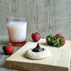 Strawberry Nutella Cookiies