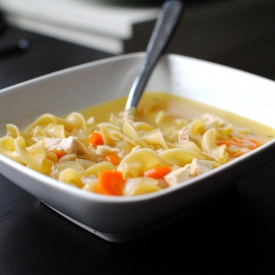 Leftover Turkey Noodle Soup