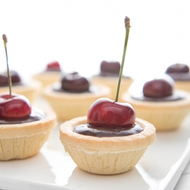 Vegan Chocolate Cherry Custard Tart