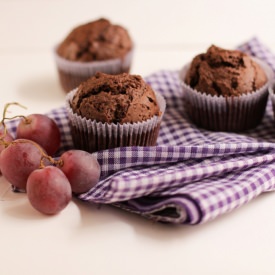 Chocolate Red Wine Muffins