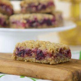 Cranberry Walnut Crumble Bars