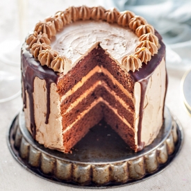 Chocolate Cake with Salted Caramel