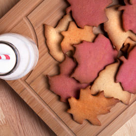 Fall Leaves in Cookie Form!