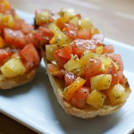 Heirloom Bruschetta