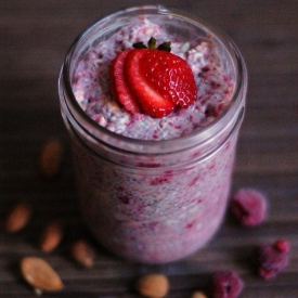 Raspberry & Coconut Bircher Muesli