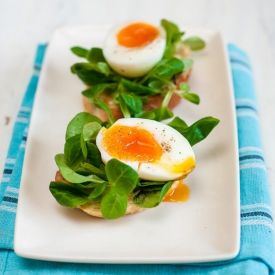 Lettuce and Egg Toast