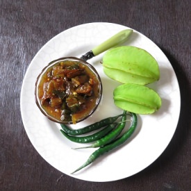 Starfruit and Chili Relish