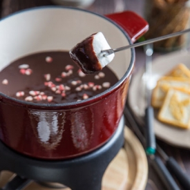 Chocolate Peppermint Fondue