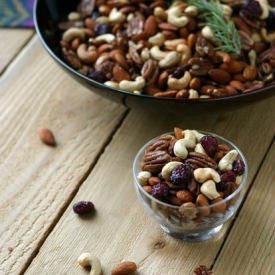 Rosemary Mixed Nuts w/ Cranberries