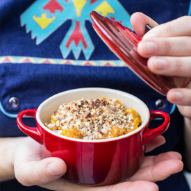 Quinoa with Pumpkin and Hazelnut