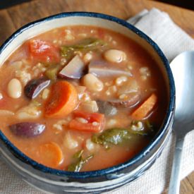 Brown Rice Minestrone Soup