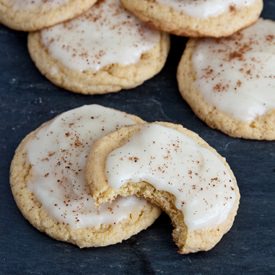 Frosted Eggnog Cookies