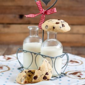 Cookies with chocolate