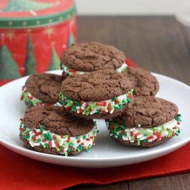 Chocolate-Peppermint Cookies