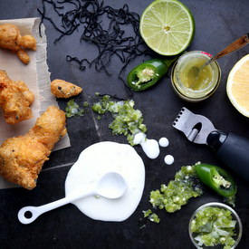 Seaweed-Tofu Beignets