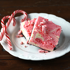 Peppermint White Choco Cheesecake