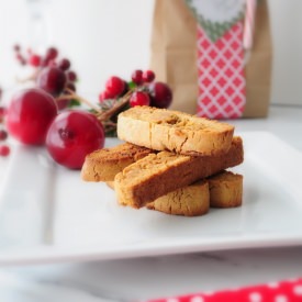 Easy Gingerbread Biscotti