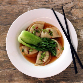 Korean Mandu Dumpling Soup