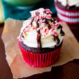 Peppermint Mocha Cupcakes