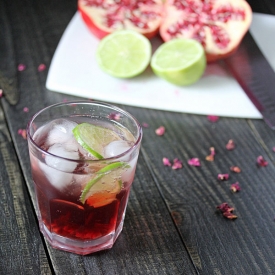 Pomegranate Rosewater Spritzer